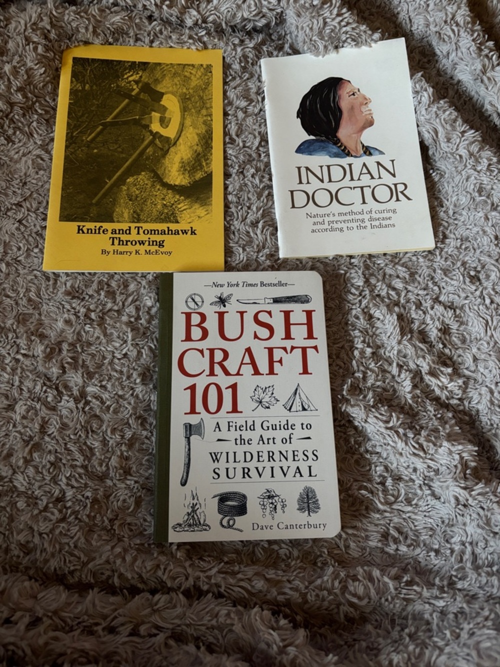 Bushcraft 101 + 2 Paperback Survival & Tribal Health Books